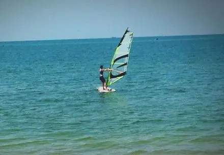 Windsurfing beginner
